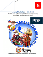 AP5 q1 Mod9 Nakakabuo-ng-Konklusyon-Tungkol-sa-Kontribusyon-ng-Sinaunang-Kabihasnan Sa Pagkabuo NG Lipunang at Pagkakakilanlang Pilipino v5