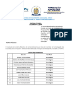 Edital 07-2023 Homologação Inscrições PIBIC