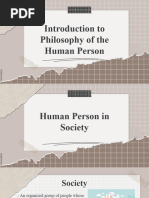 Human Person in Society