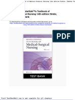 Instant Download Brunner Suddarths Textbook of Medical Surgical Nursing 14th Edition Hinkle Cheever Test Bank PDF Scribd