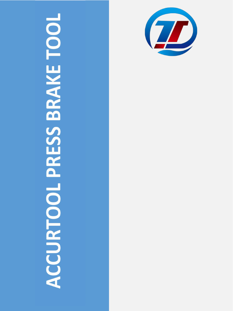 AccurTool Press Brake Tool Catalogue PDF Sheet Metal Building