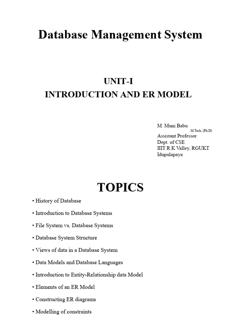 ER Diagram for Employee Management System | PDF | Data Model | Data ...