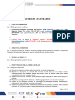 Acord de voluntariat - Dan Chiruțac - [HR]