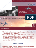 Dual Side Stick Input - Airbus Aircraft