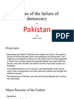 Causes of The Failure of Democracy in Pakistan