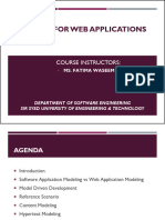 Week 03-Modeling For Web Applications