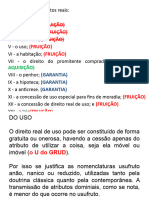 Direitos Reais em Coisas Alheias USO - HABITAÇÃO