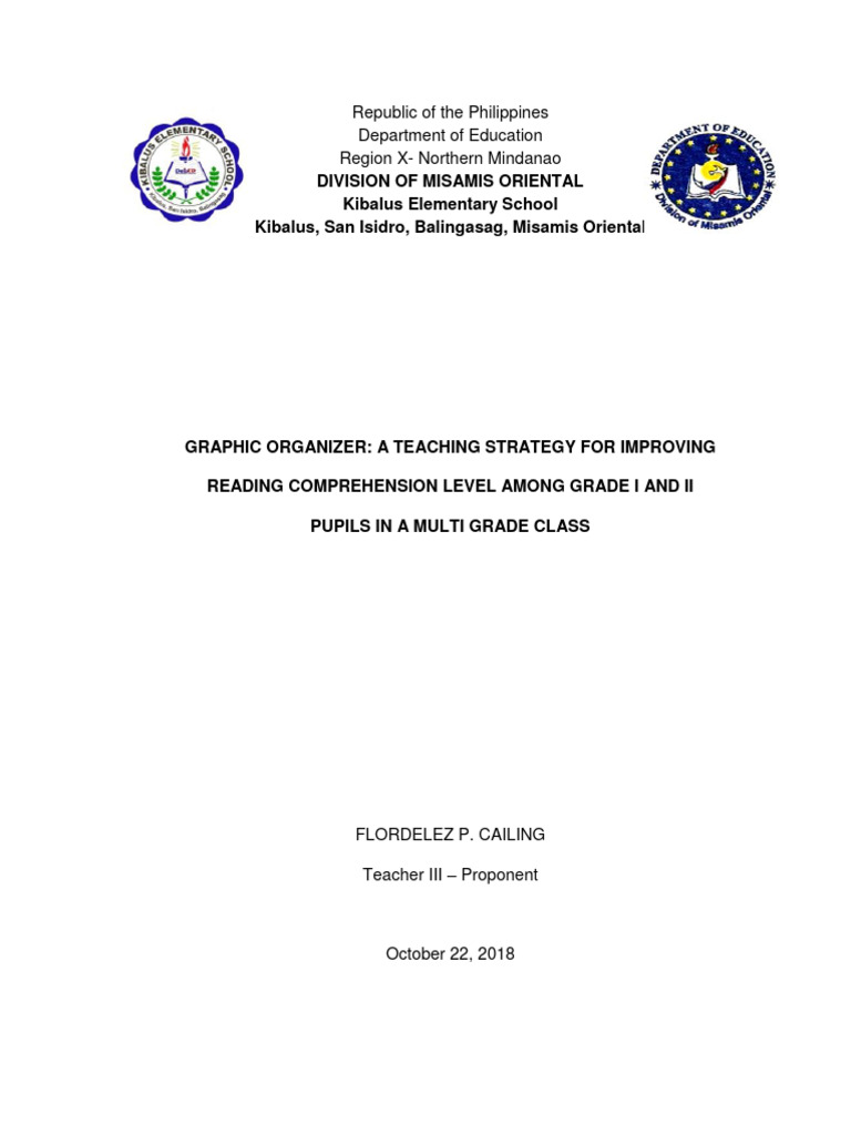 Graphic Organizer A Teaching Strategy Fo | PDF
