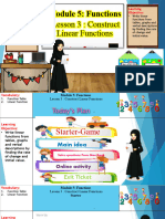 Lesson 3-Construct Linear Functions