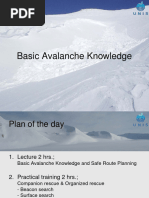 2020 Basic Avalache Kowledge and Safe Routing in Avalache Terrain