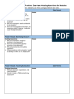 Classroom Practices Overview - Viewing Guides For Modules in Galearns