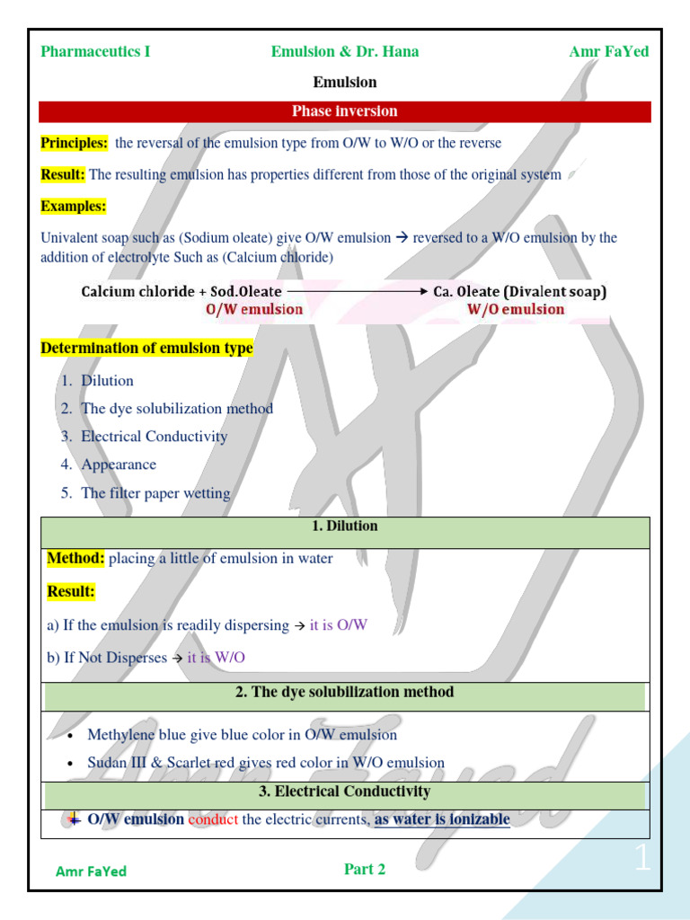 Emulsion 2 Pdf