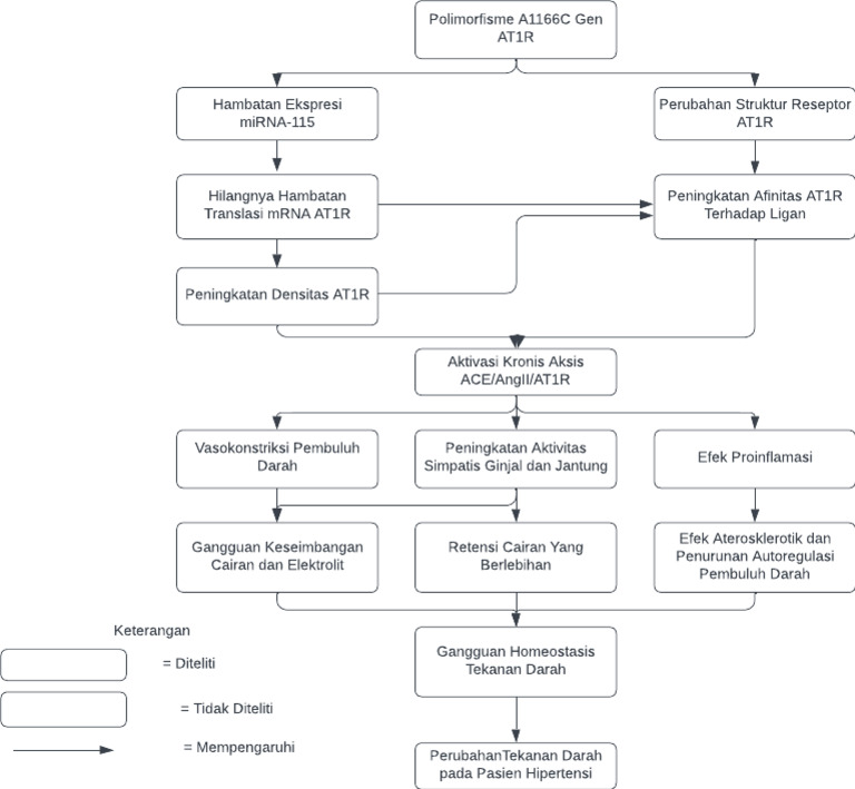 Kerangka Konsep Skripsi - Flowchart | PDF