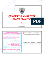 7 Çemberi̇n Anali̇ti̇k İncelenmesi̇-1-2-3 (Bi̇rleşti̇ri̇lmi̇ş)