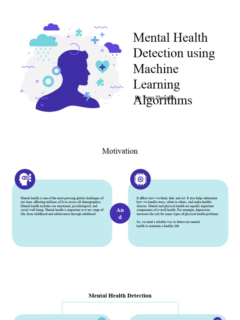 Machine Learning for Mental Health Detection | PDF | Mental Health ...