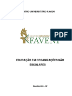 Educação em Organizações Não Escolares