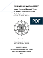 Pembangunan Ekonomi Daerah Yang Mengacu Pada Kawasan Andalan