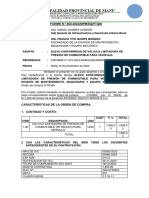 INFORME N°002 Conformidad de Valvula Limitadora de Combustibel