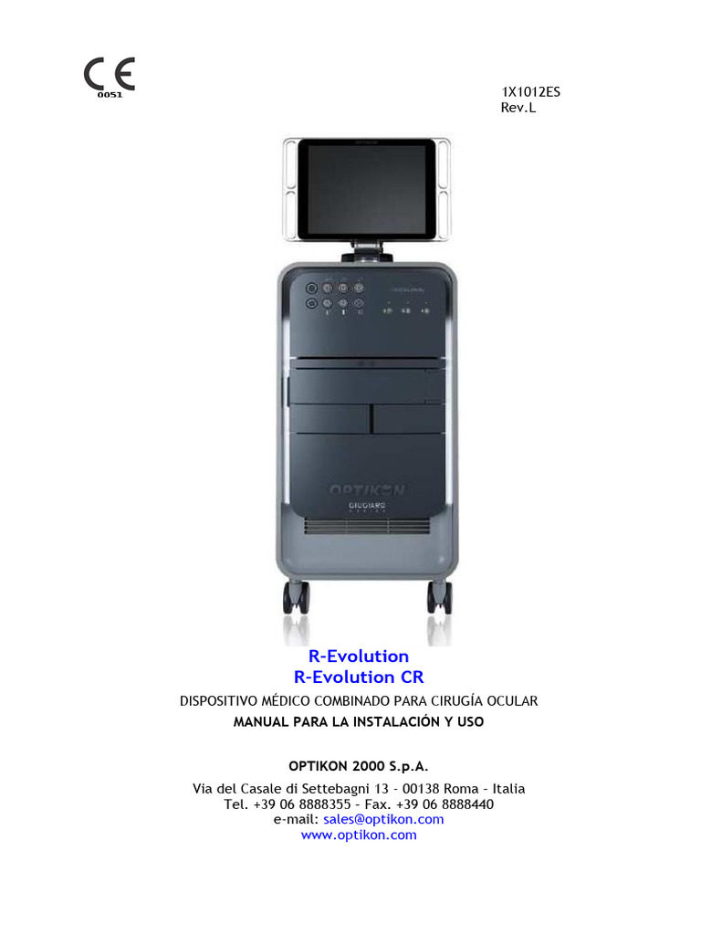 R-Evolution R-evlutionCR UserManual ES | PDF