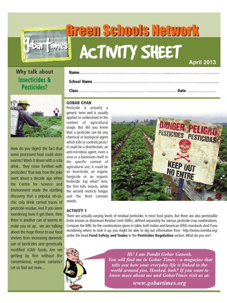 Insecticides Pesticides April2013 | PDF | Pesticide | Meat