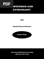 Obstetrics Lecture Note