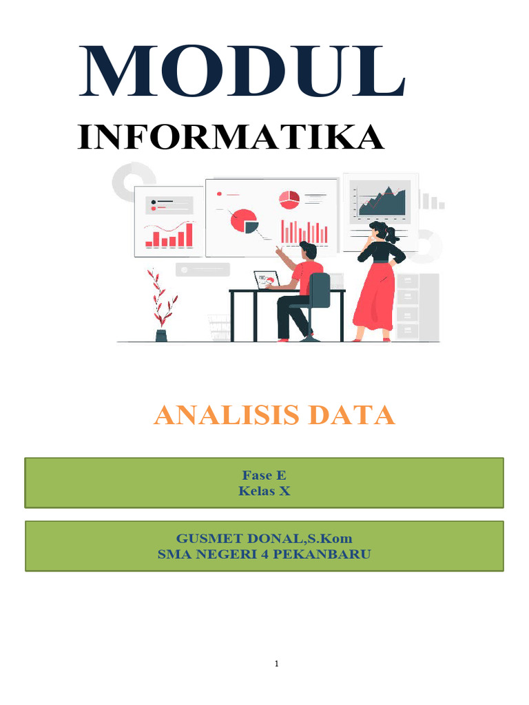Modul Ajar Analisis Data Informatika X Gusmet Donal Pdf