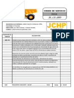 Orden de Servicio JCHP 18