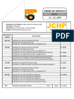 Orden de Servicio JCHP 16