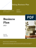 Soap Making Business Plan