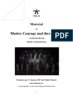 Materialmappe Mutter Courage Thalia Theater