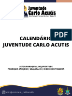 Calendário - Juventude Carlo Acutis