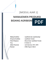 Modul Ajar Dasar-Dasar Agribisnis Ternak - Manajemen Produksi Bidang Agribisnis Ternak - Fase E-3