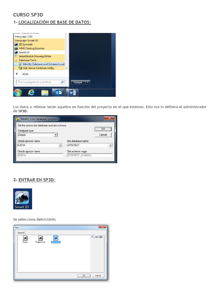 Curso de Configuración en SP3D | PDF