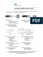 Guía de Programación Rápida V1000