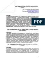 OS FUNDAMENTOS DA EDUCAÇÃO - É Possível Uma Escola Sem Partido