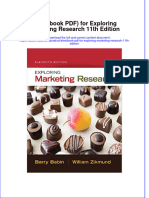 Instant Download Etextbook PDF For Exploring Marketing Research 11th Edition PDF FREE