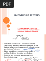 Hypothesis Testing 2023