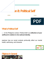 Lesson 8 - Political Self