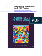 Instant Download Abnormal Psychology 2nd Edition Ebook PDF Version PDF FREE