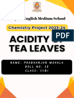 Chemistry Project Prabhanjan Mahala CL - 11 B r-28