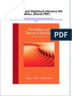 Instant Download Probability and Statistical Inference 9th Edition Ebook PDF PDF FREE