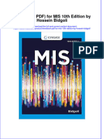 Instant Download Etextbook PDF For Mis 10th Edition by Hossein Bidgoli PDF FREE