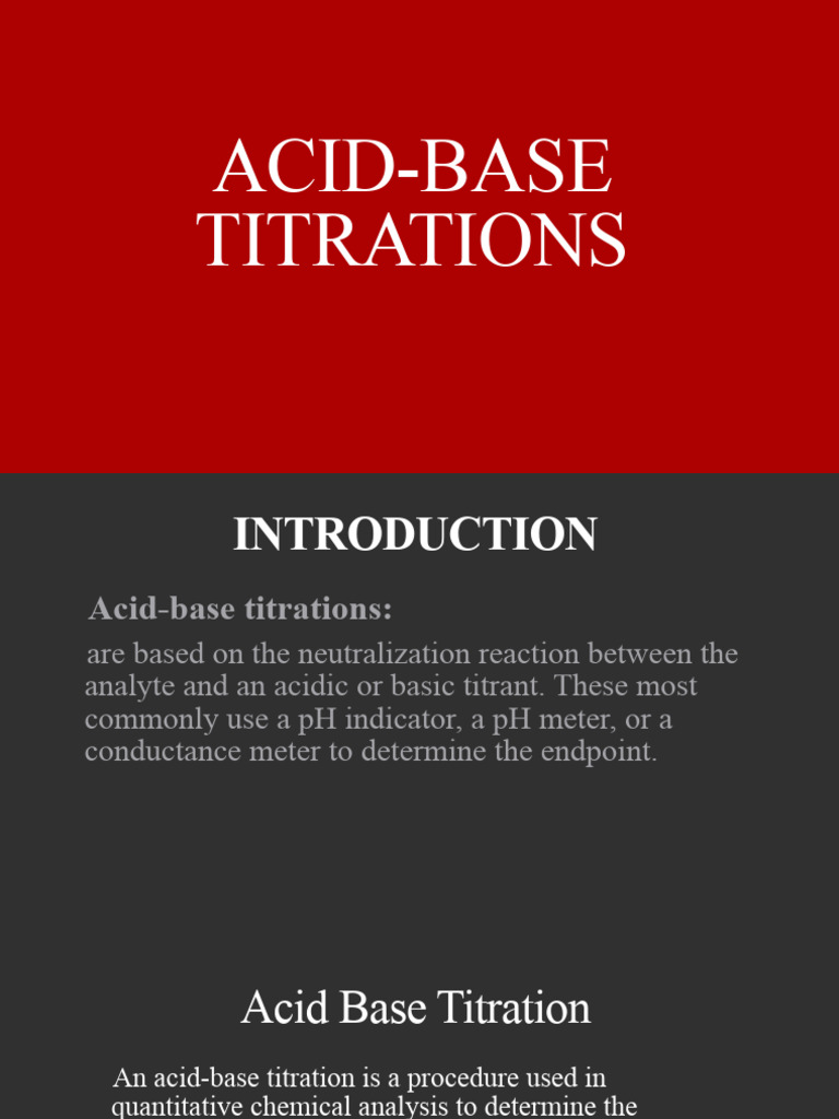 ACIDBASE TITRATIONS PDF