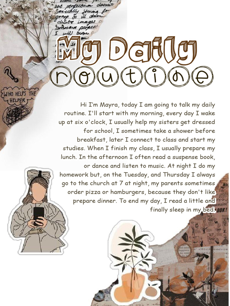 Mayra's Daily Routine Overview | PDF | Poetry