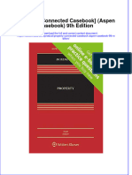 Instant Download Property Connected Casebook Aspen Casebook 9th Edition PDF FREE