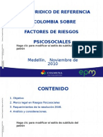 Marco Juridico Riesgo Psicosocial Colombia