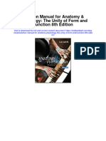 Instant Download Solution Manual For Anatomy Physiology The Unity of Form and Function 8th Edition PDF Scribd