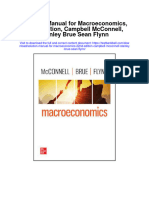 Instant Download Solution Manual For Macroeconomics 22nd Edition Campbell Mcconnell Stanley Brue Sean Flynn PDF Scribd