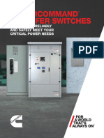 Powercommand Transfer Switches: Seamlessly, Reliably and Safely Meet Your Critical Power Needs