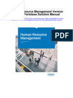 Instant Download Human Resource Management Version 2 0 2nd Portolese Solution Manual PDF Scribd
